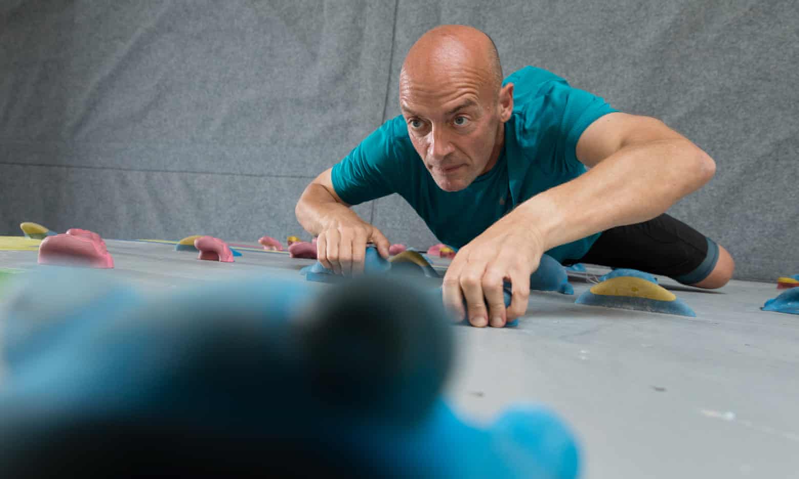 The Guardian Writer, Phil Daoust at the Wall showing why Climbing Sport Niche to Worldwide.